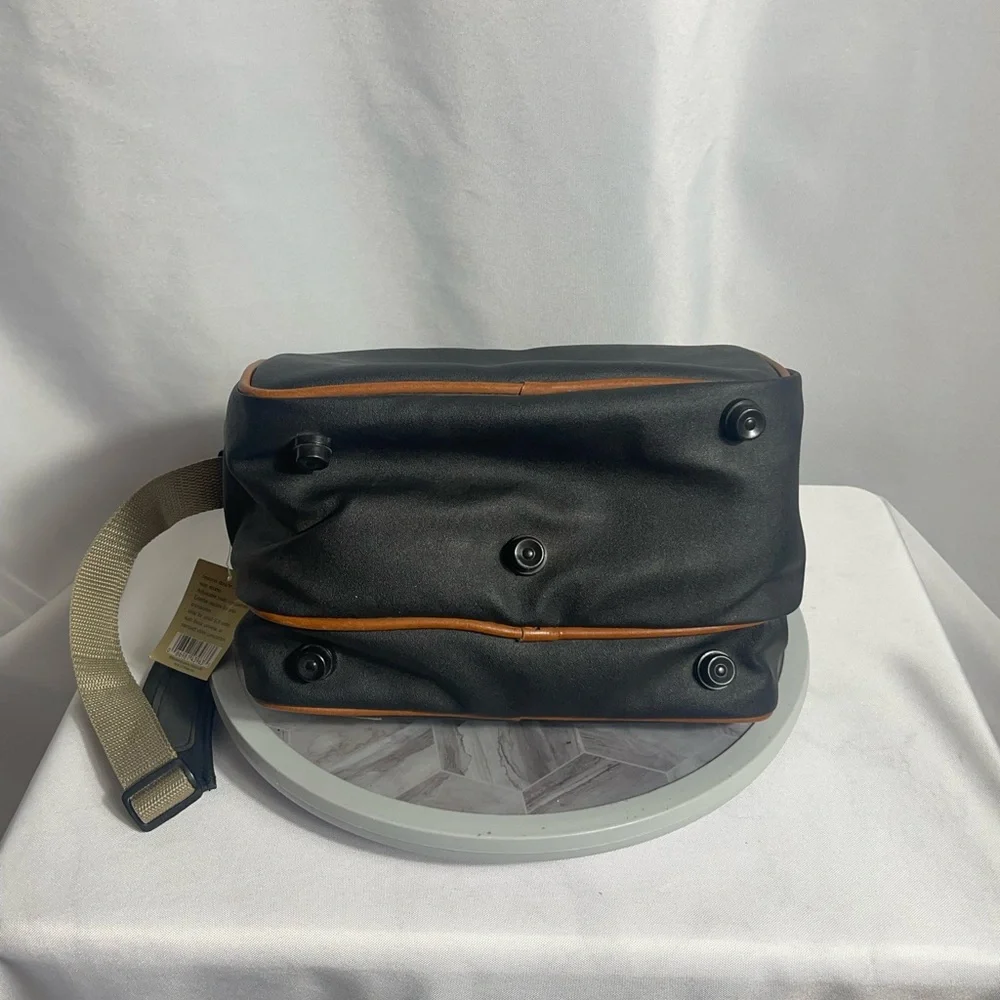 Vintage Prinz 4000 Photo/Video Bag Black w/ Tan Trim NWT 1996 Camera Case